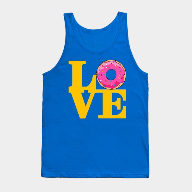 LOVE DONUTS Tank Top by SIMPLICITEE